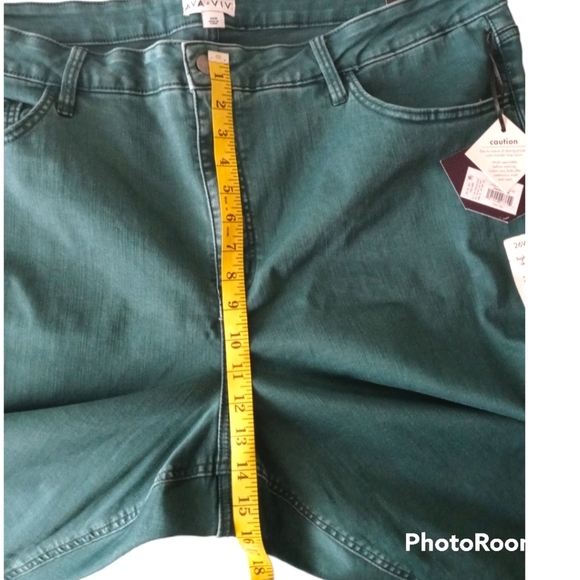 Ava & Viv High Rise Skinny Light Distressed Stretchy Jeans Size 26W - Picture 9 of 16